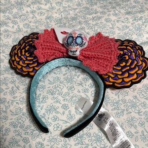 Disney Pink and Purple Floral Skull Headband & Turning Red Panda Mei Headband